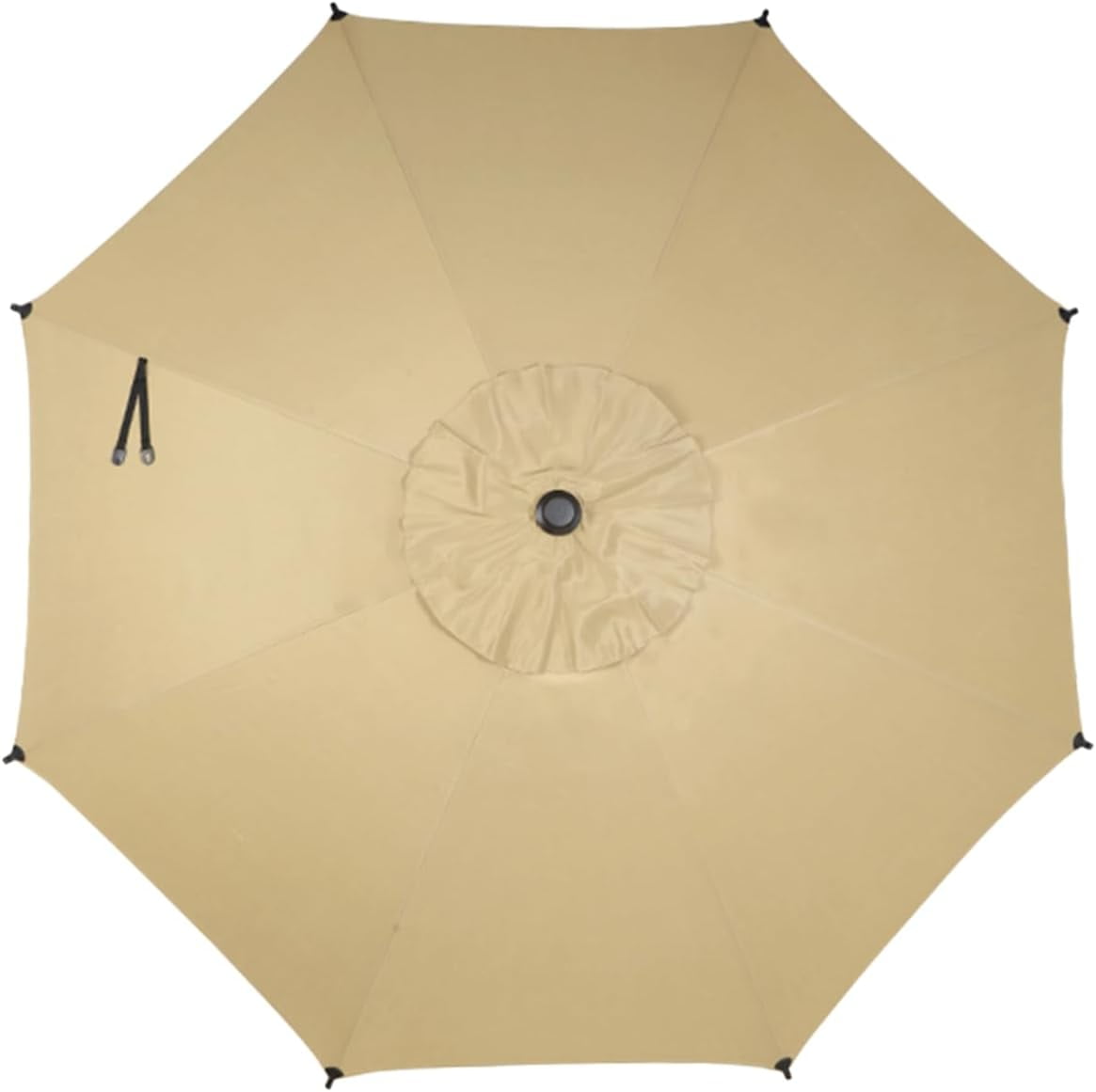 Lyon 9ft Brown Polyester Round Umbrella Replacement Canopy
