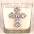 thumbnail image 1 of Abba Products 177477 Candle-Hyssop Jeweled Cross-Large, 1 of 1