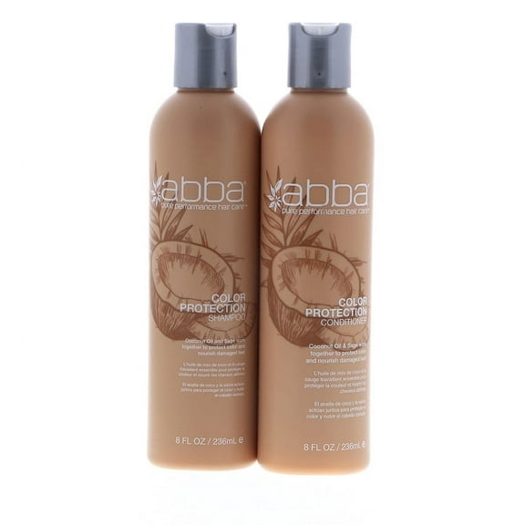 Abba Pure Color Protect Shampoo and Conditioner 8 oz