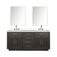 thumbnail image 1 of Abbey 48 in W x 22 in D Grey Oak Single Bath Vanity, Cultured Marble Top, and 46 in Mirror, 1 of 6
