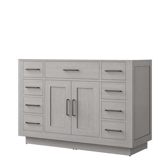 Abbey 48 in W x 22 in D White Oak Single Bath Vanity