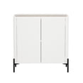 thumbnail image 1 of Abbey Accent Cabinet in Maple and Off White made from Engineered Wood, 1 of 13