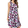 thumbnail image 1 of Abbey Bominable Spring Summer Dresses for Women Fashion T-shirt Dress Casual Sleeveless Loose Sundress with Pockets, 1 of 5