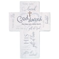 thumbnail image 1 of Abbey & CA Gift God Danced Wall Cross W/Silver Cross & Hanger, 1 of 1