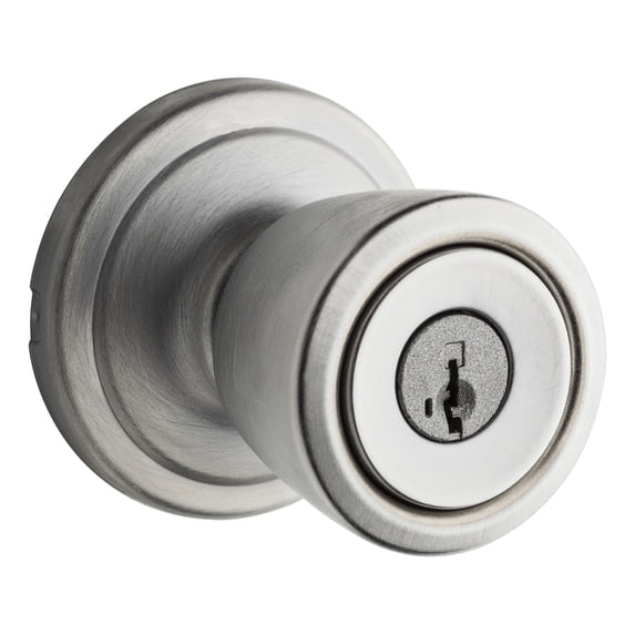 Abbey Keyed Entry Knob in Polished Chrome Finish