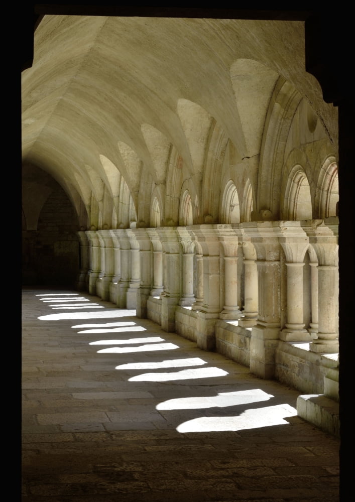 Abbey Of Fontenay Canvas Art -  (18 x 24)