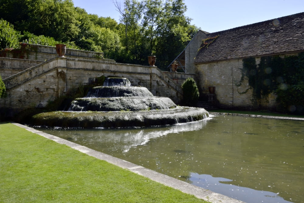 Abbey Of Fontenay Canvas Art -  (24 x 18)