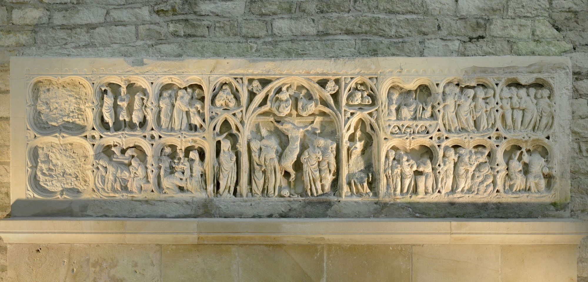 Abbey Of Fontenay Canvas Art - (24 x 18)