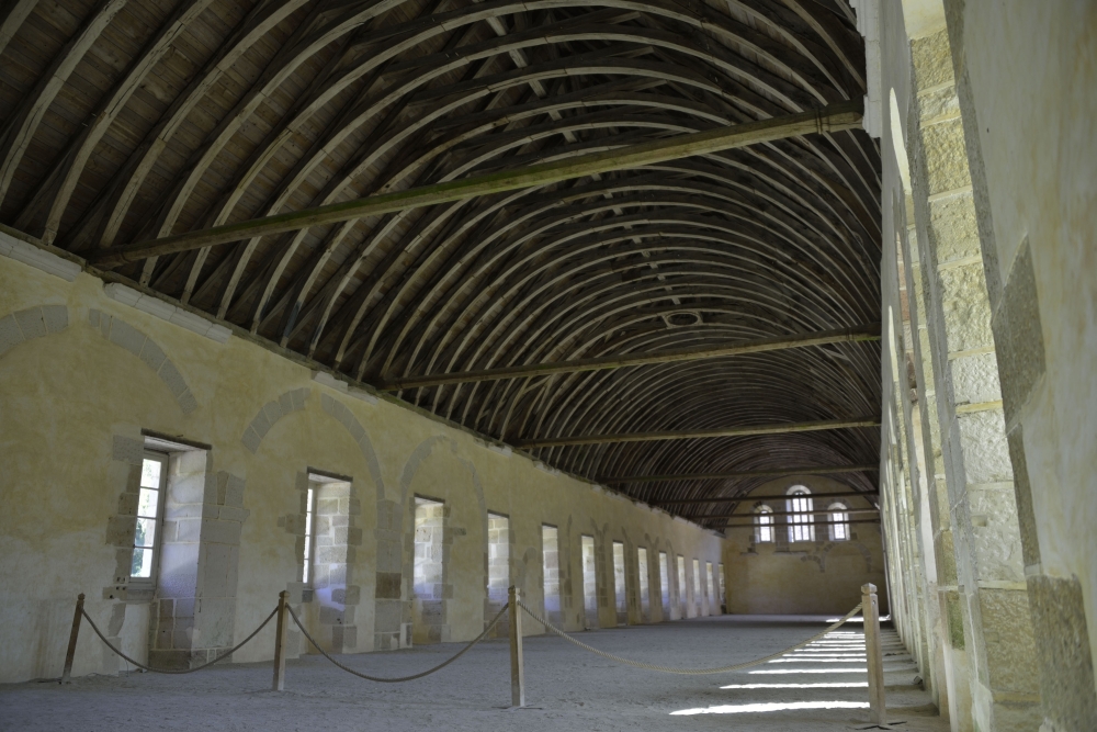 Abbey Of Fontenay Canvas Art -  (36 x 24)