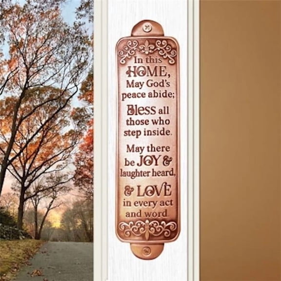 Abbey Plus CA Gift 479251 In This Home Blessing Wall Plaque, Copper - 1.5 x 6 in.