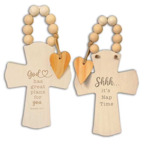 Abbey Plus CA Gift 630466 Door Knob Hanger - Cross
