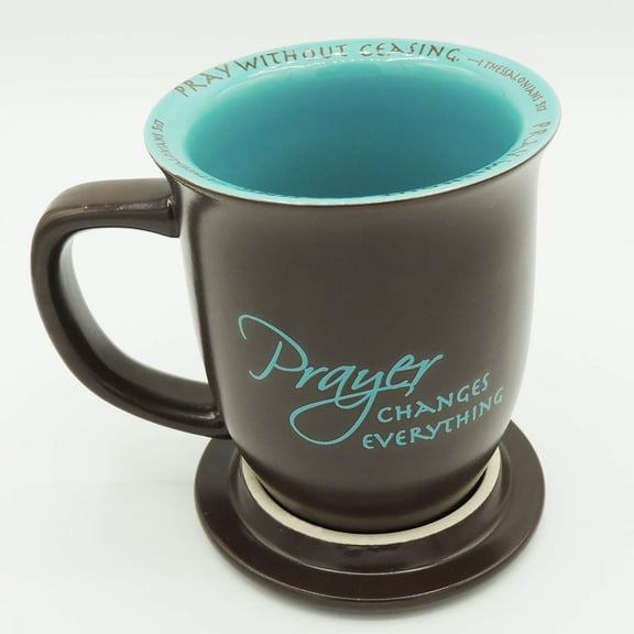 Abbey Press Prayer Changes Everything Mug and Coaster Set