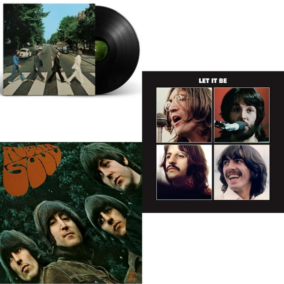 Abbey Road Anniversary & Rubber Soul & Let It Be Special Edition [LP Vinyl Bundle]