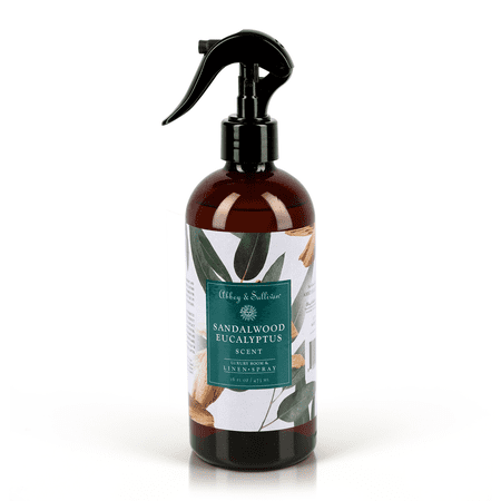 Abbey & Sullivan, Linen and Room Spray, Sandalwood Eucalyptus, 16 oz.