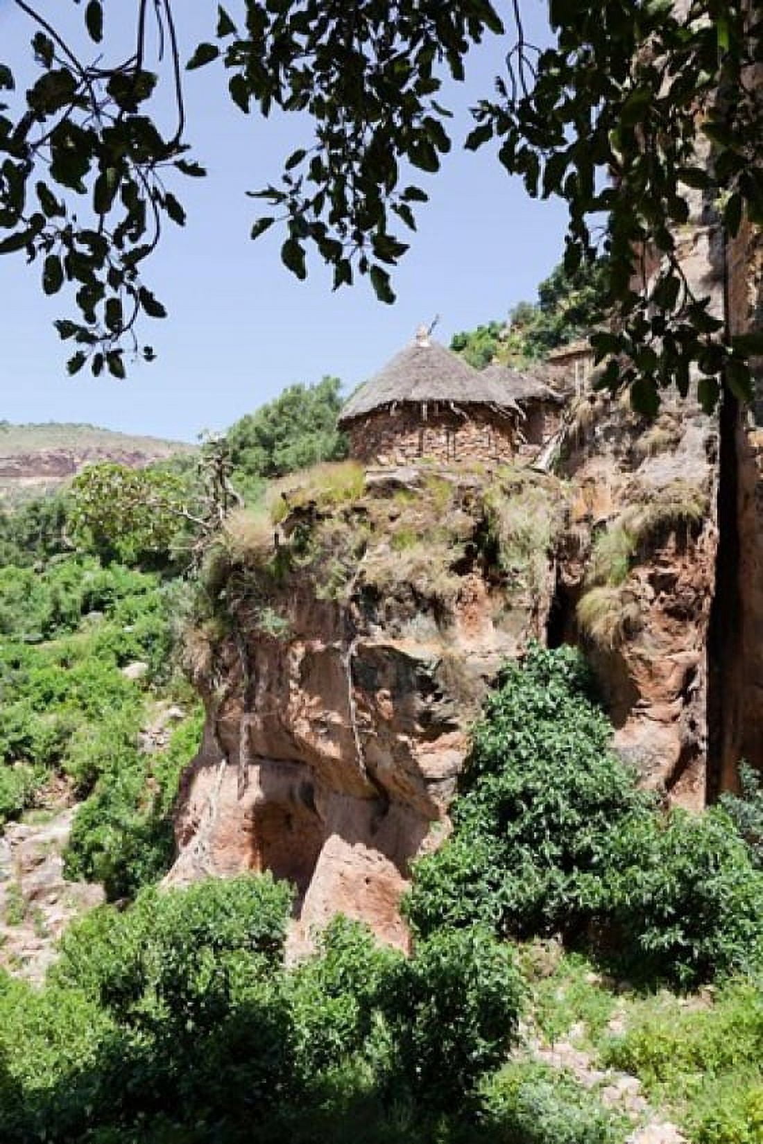 Abbi Johanni rock-hewn church in Tigray Ethiopia Canvas Art - Martin Zwick DanitaDelimont (25 x 38)