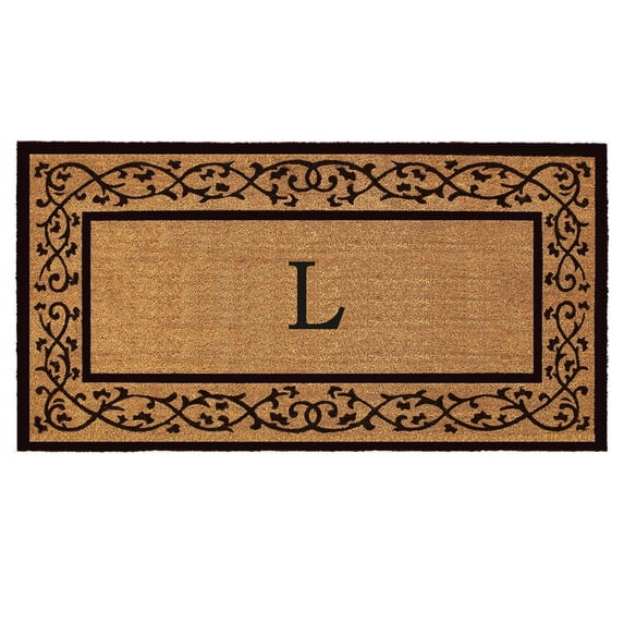 Abbington Monogram Doormat 3' x 6' (Letter L)