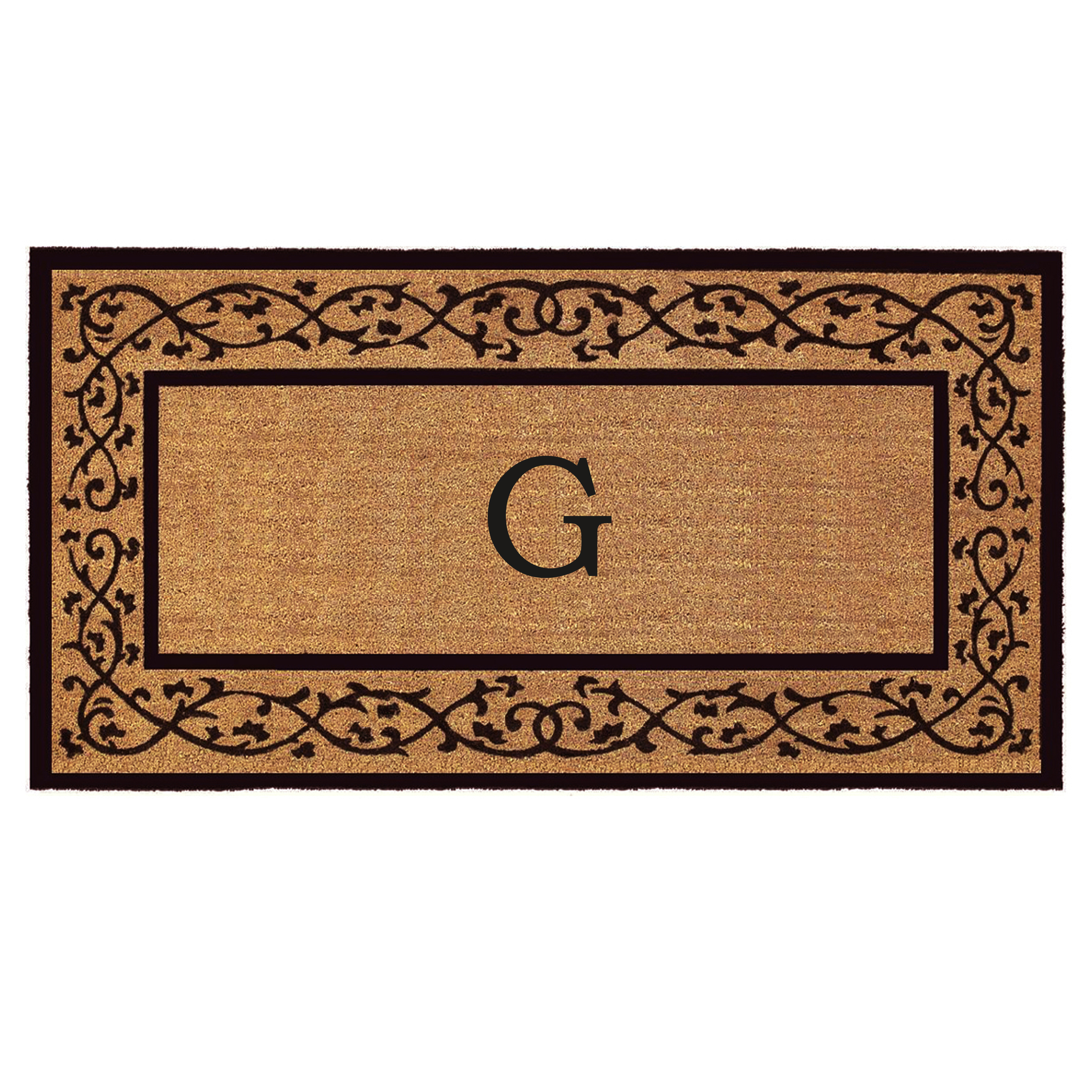 Abbington Monogram Doormat 30" x 48" (Letter G)