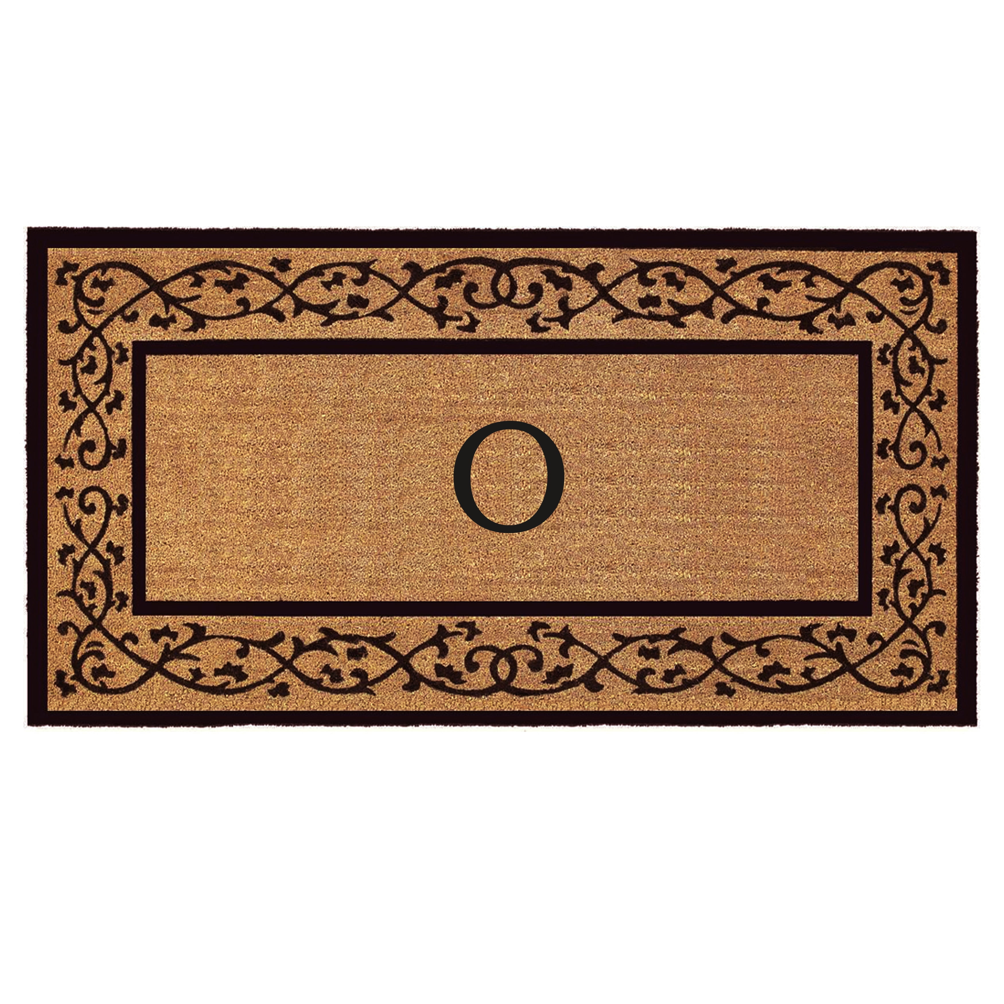 Abbington Monogram Doormat 30" x 48" (Letter O)