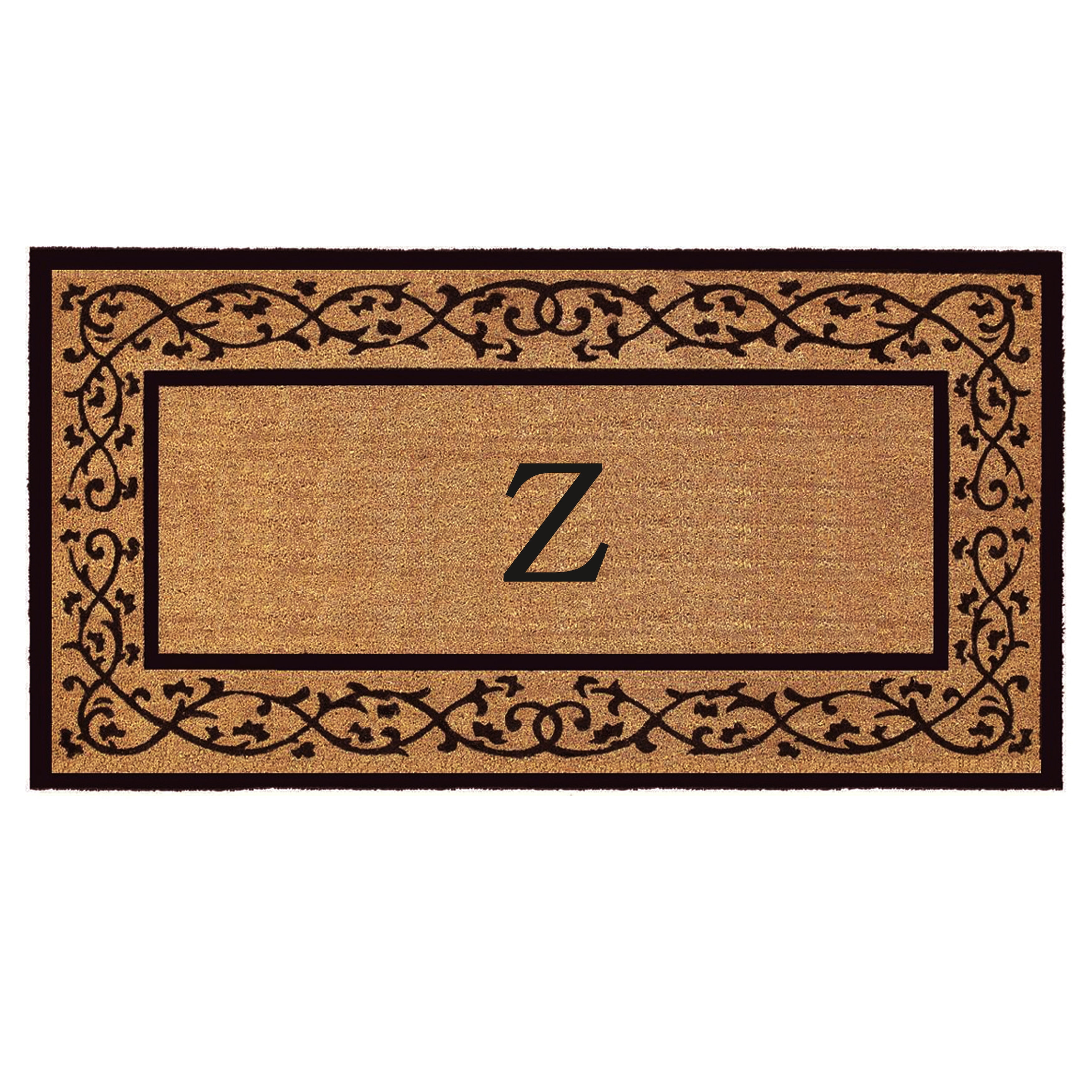 Abbington Monogram Doormat 30" x 48" (Letter Z)