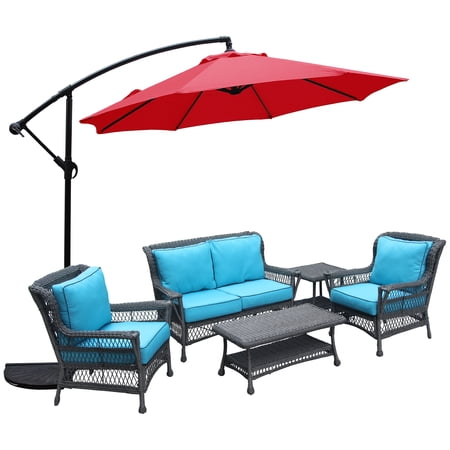 Abble 10 Feet Offset Patio Umbrella