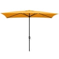 thumbnail image 1 of Abble 10x6.5ft Rectangular Patio Umbrella with Crank Handle, Outdoor Market Umbrella with 6 Sturdy Umbrella Ribs, Waterproof, Orange, 1 of 10