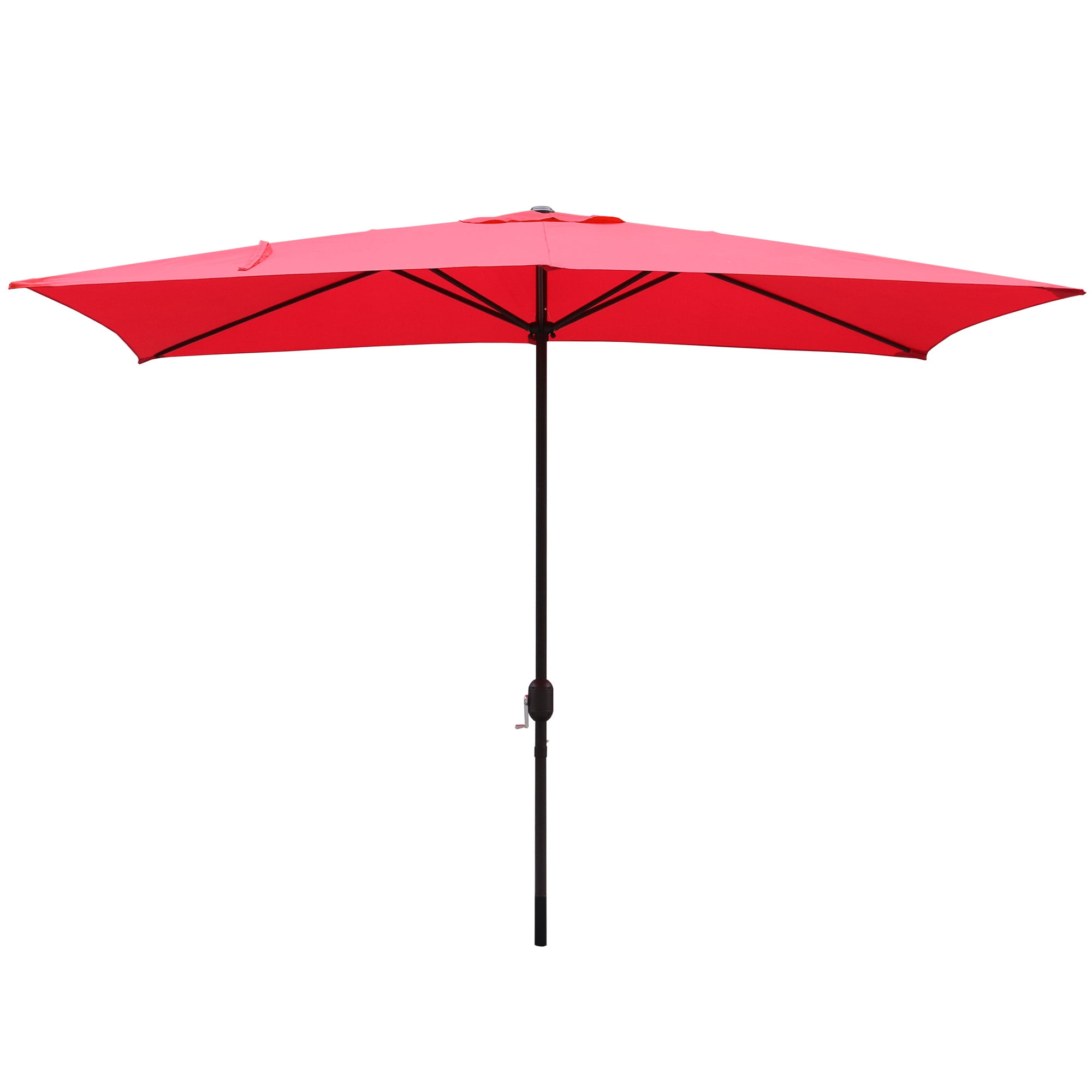Abble 10x6.5ft Rectangular Patio Umbrella with Crank Handle
