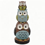 Abble 18 Stacking Owls Sculpture Garden Statue