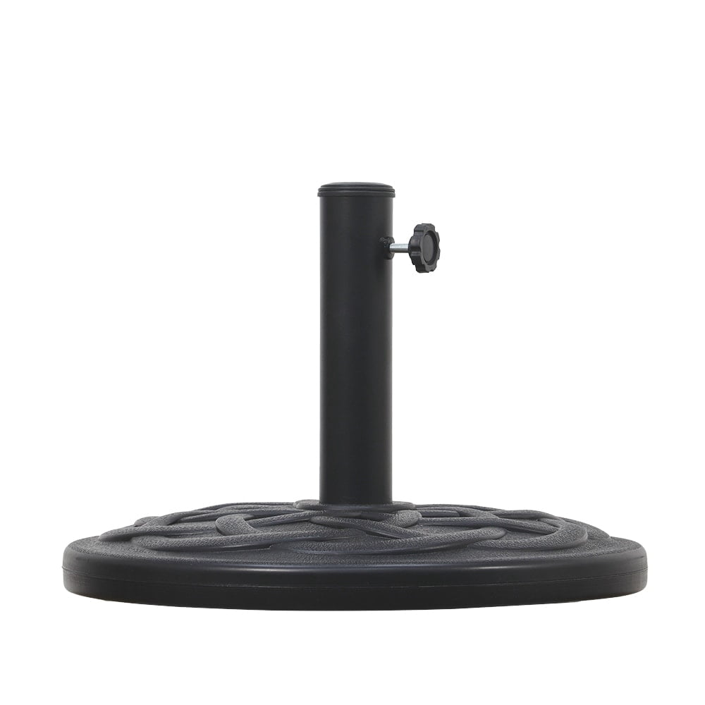 Abble 26.5 lbs. Heavy-Duty Patio Umbrella Base in Black