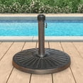 Abble 27 LBS Heavy Duty Cast Stone Umbrella Base Bronze