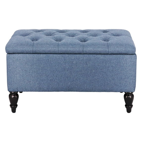 Abble 29 Inch Upholstered Storage Bench