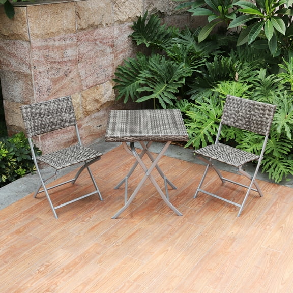 Abble 3 Piece Folding Bistro Set
