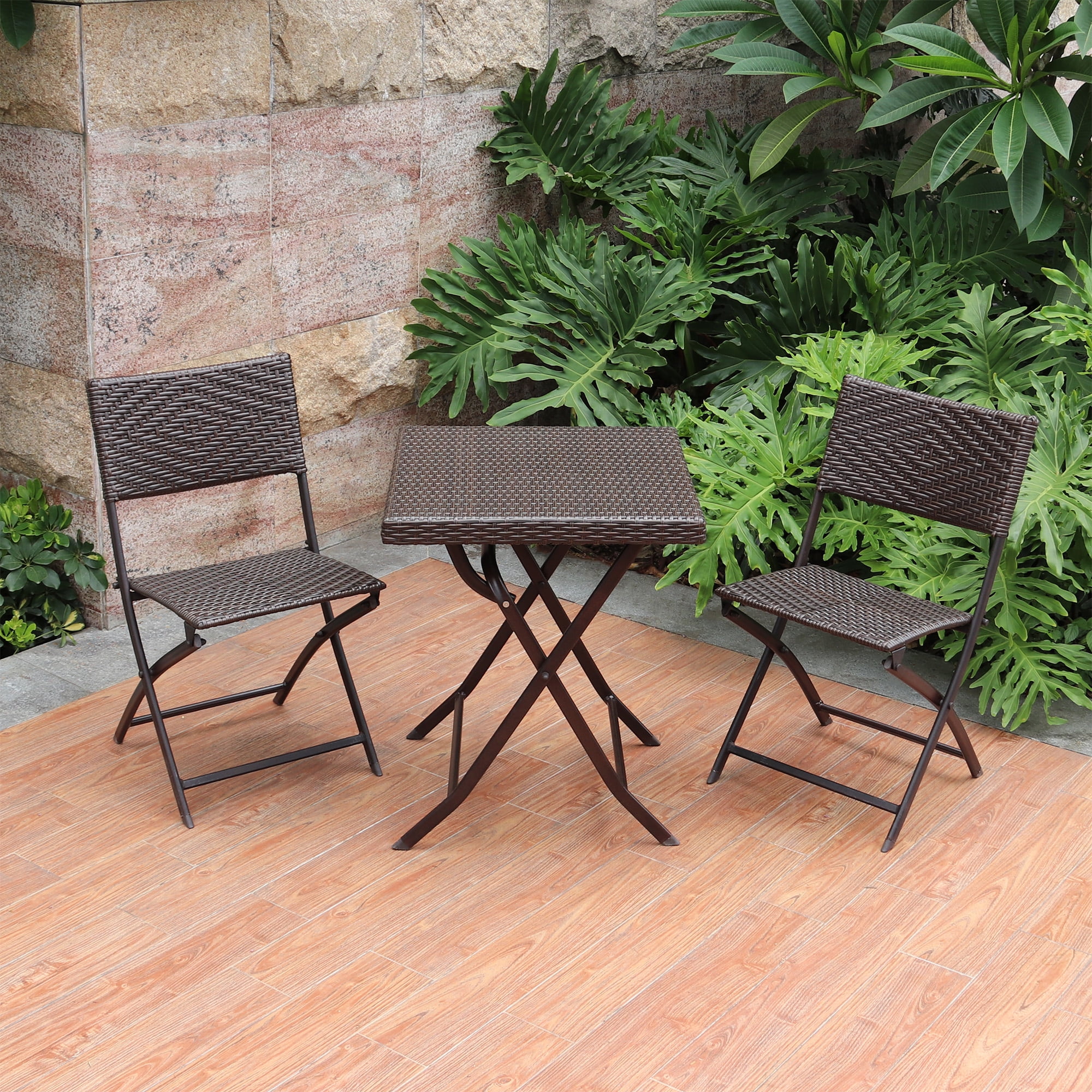 Abble 3 Piece Folding Bistro Set