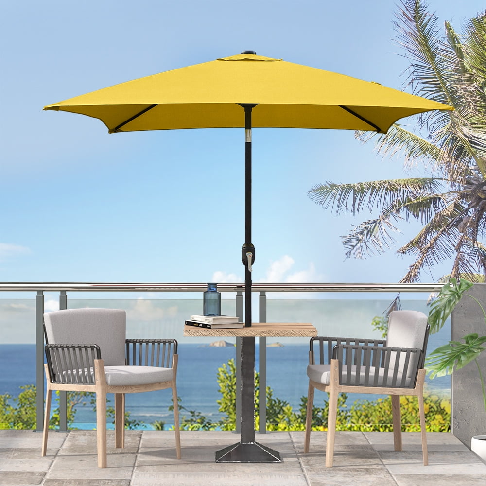 Free Shipping! Abble 6.5ft Square Patio Umbrella with Crank and Tilt - Yellow - Walmart.com Free Shipping! Abble 6.5ft Square Patio Umbrella with Crank and Tilt - Yellow - Walmart.com