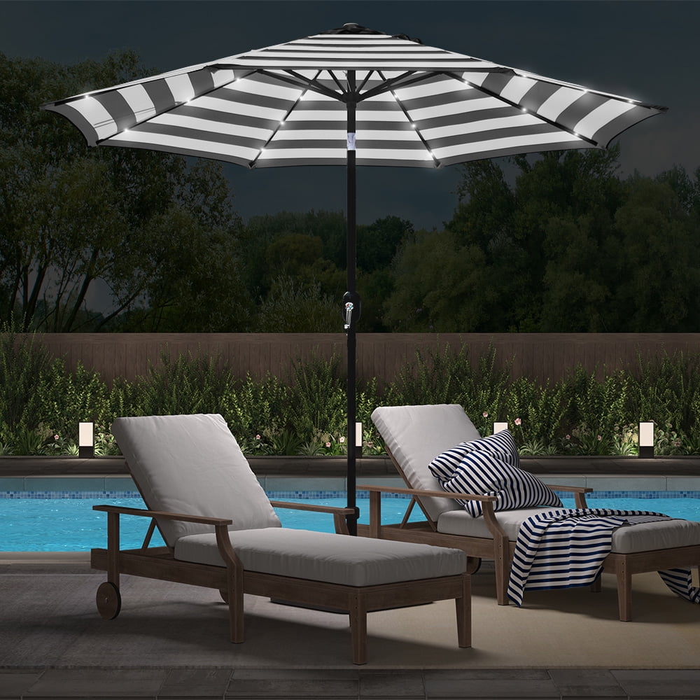 Better Homes & Gardens 9' Cabana Stripe Patio Umbrella Better Homes & Gardens 9' Cabana Stripe Patio Umbrella