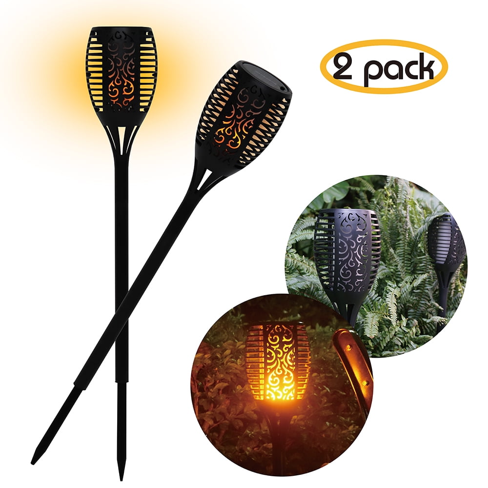 Abble Solar Garden Torch Lamp (2 Pack)