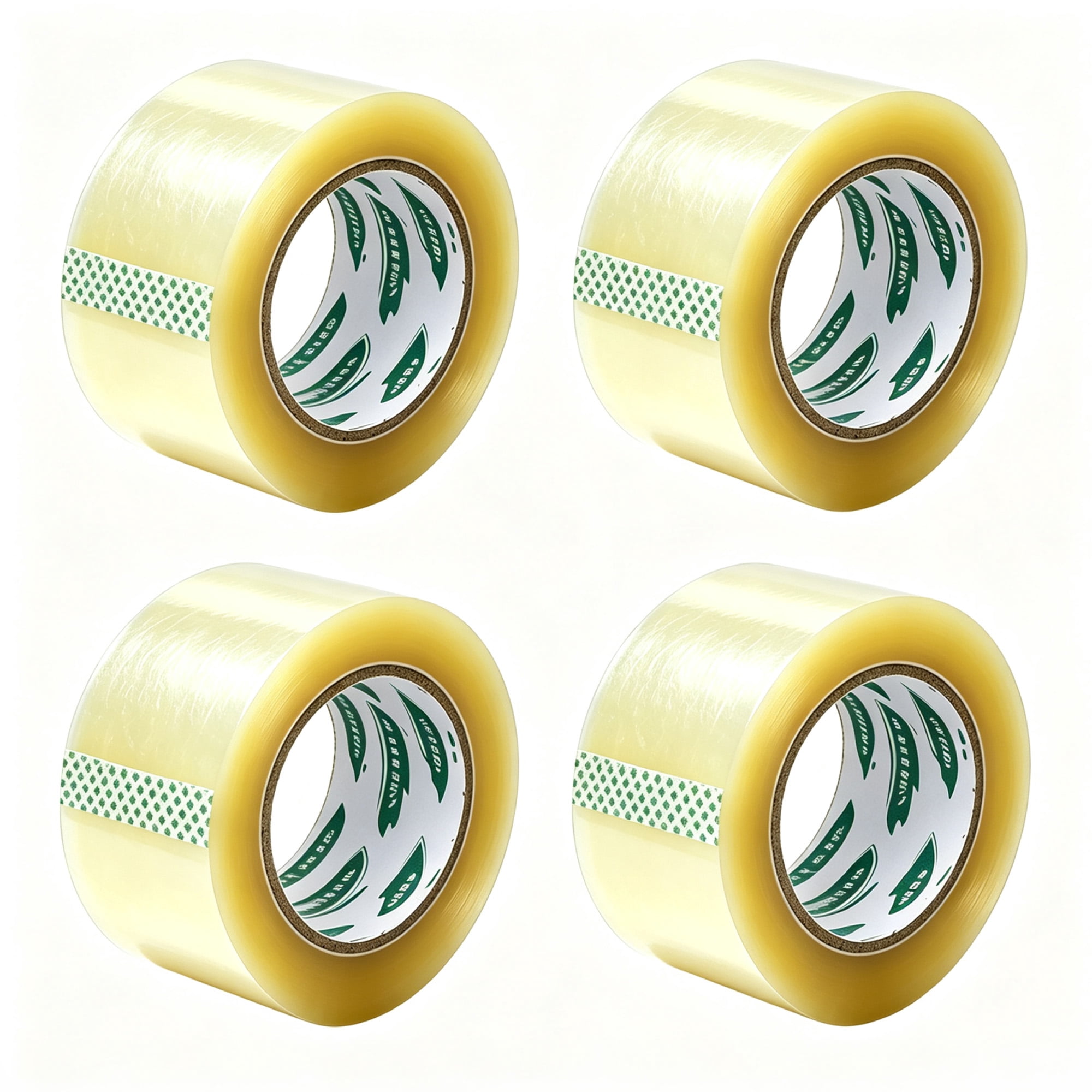 Abble Packing Tape, 3 in x 164 yd. Extra Wide Industrial & General Purpose Packing Tape, 4 Rolls, for Moving, Shipping & Storage Boxes