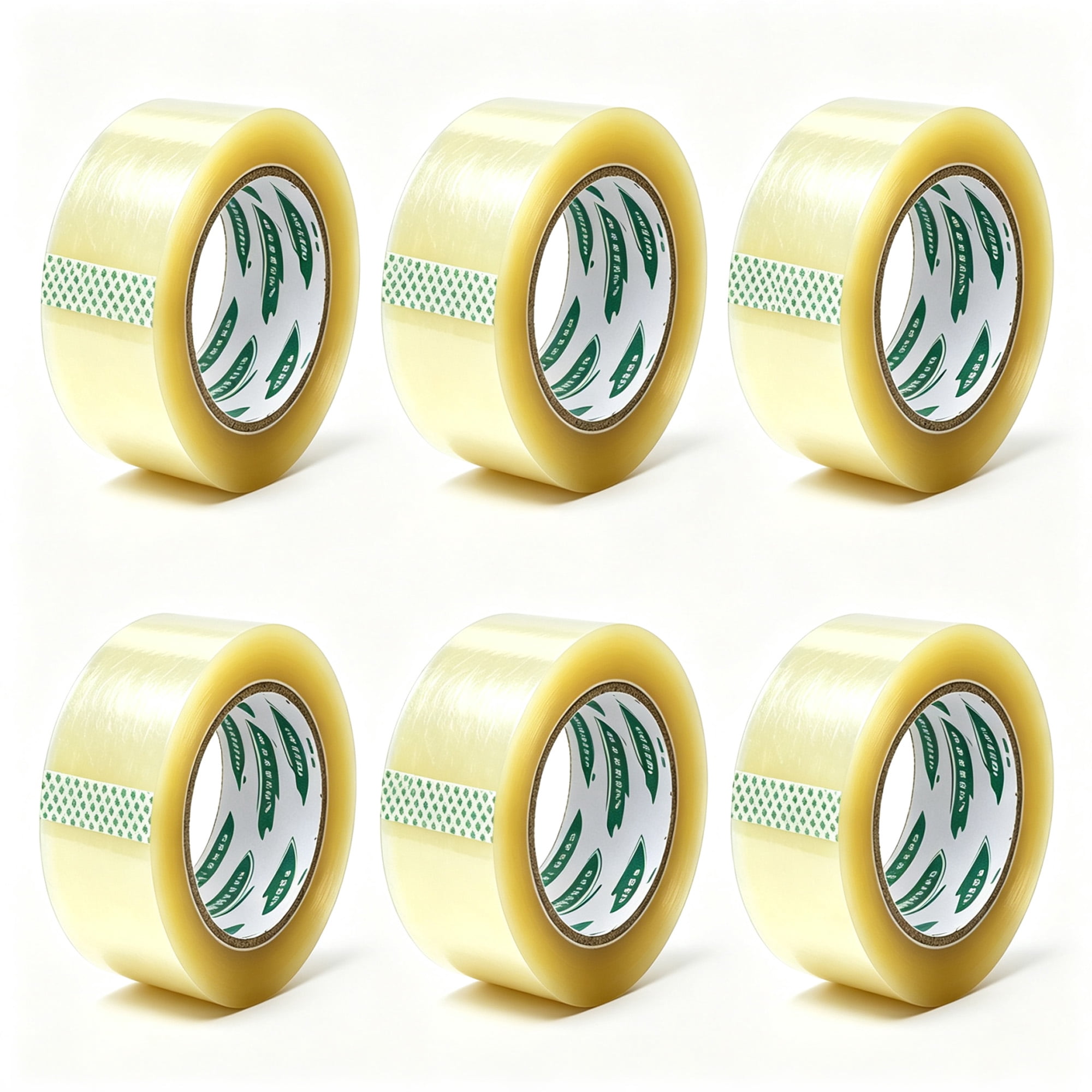 Abble Packing Tape, 3 in x 164 yd. Extra Wide Industrial & General Purpose Packing Tape, 6 Rolls, for Moving, Shipping & Storage Boxes