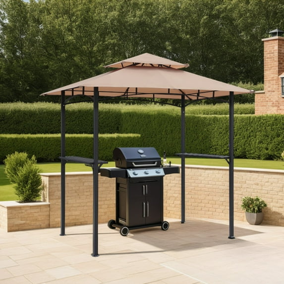 Abble Grill Gazebo 8’ x 5’, Outdoor Barbecue Gazebo