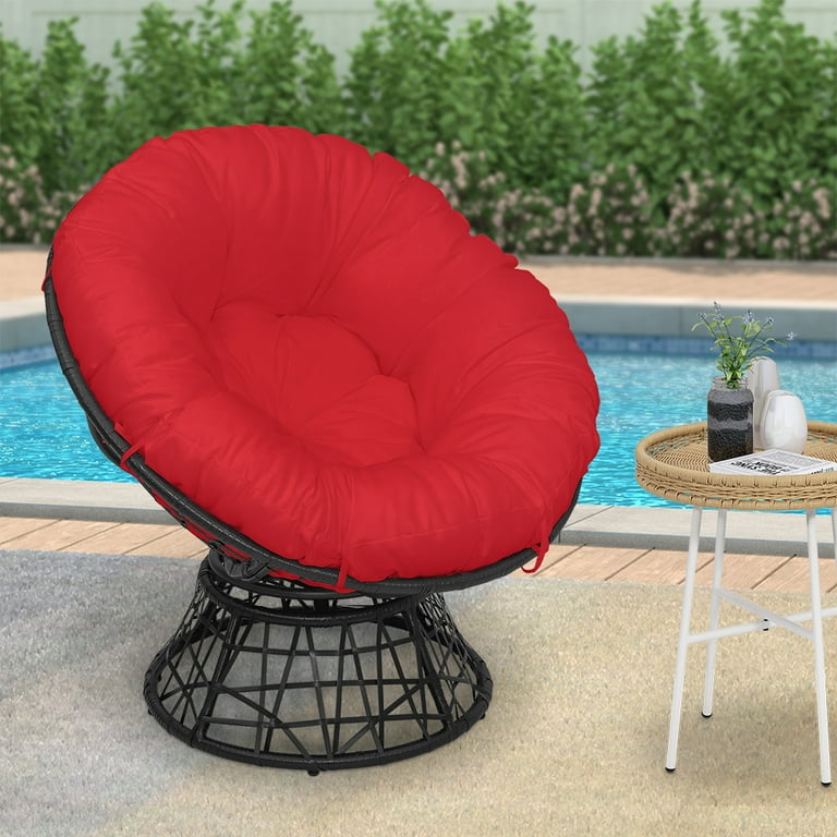 Papasan chair outdoor online cushion