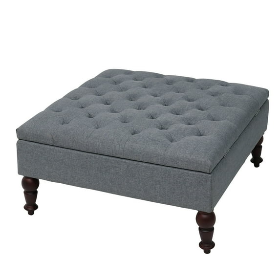 Abble Tufted Square Storage Ottoman