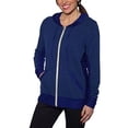 thumbnail image 1 of Abbot + Main Ladies' Full Zip Hoodie-Blue Dazzle, XS, 1 of 4