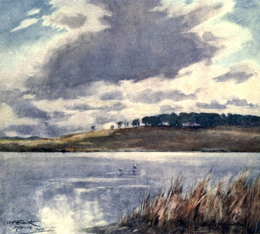 Abbotsford 1905 Cauldshiels Loch Canvas Art - William Smith (24 x 36)