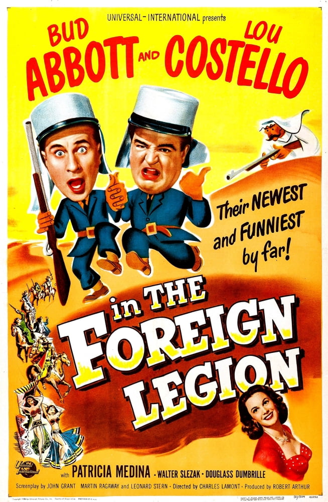 Abbott And Costello In The Foreign Legion U Canvas Art - (11 x 17)