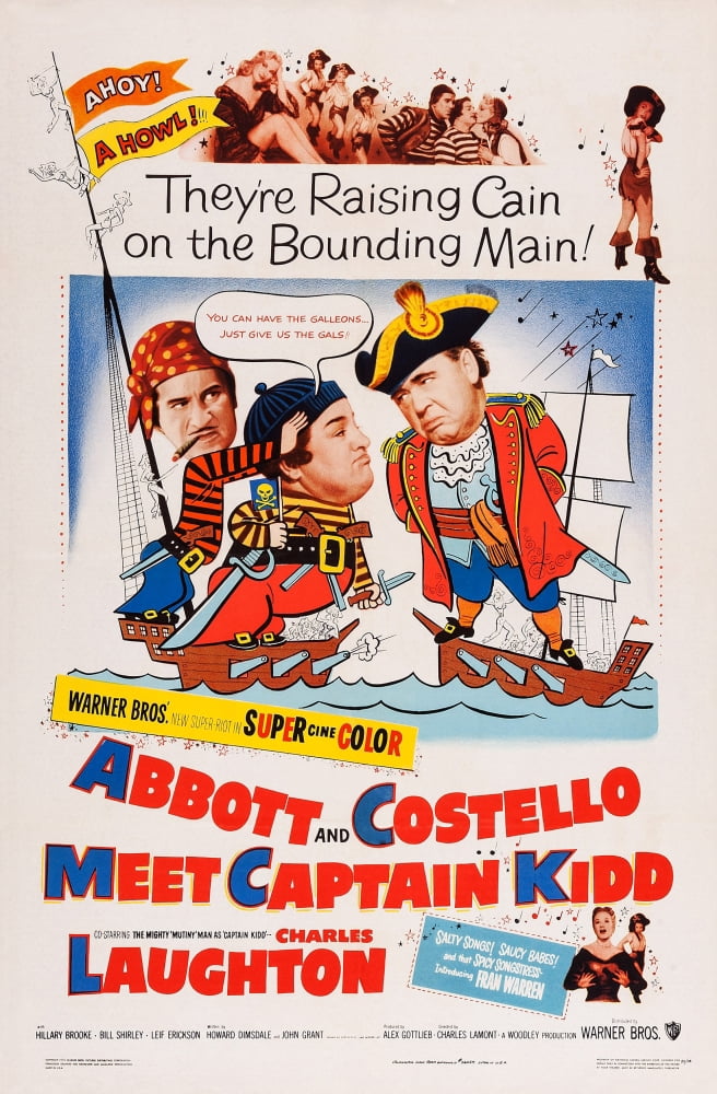 Abbott And Costello Meet Captain Kidd U Canvas Art - (24 x 36)