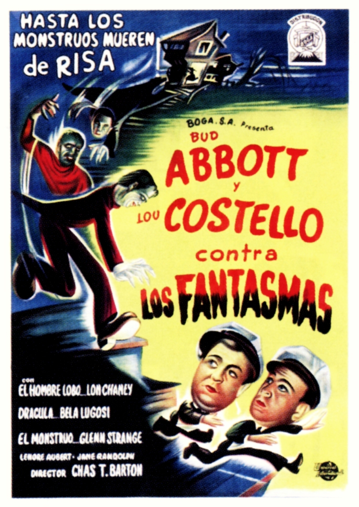 Abbott And Costello Meet Frankenstein Canvas Art - (24 x 36)