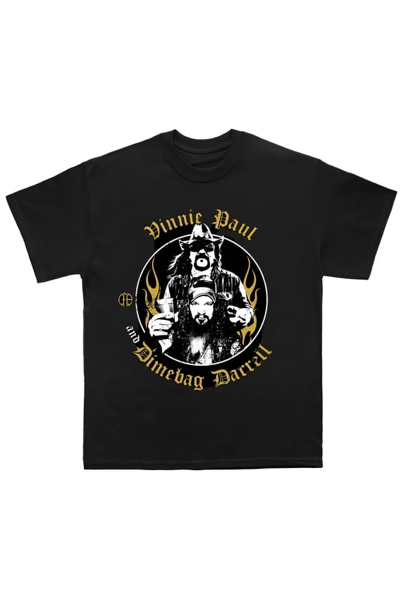 Abbott Brothers Men's Vinnie & Dimebag T-Shirt Black X-Large | Officially Licensed Merchandise