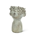 thumbnail image 1 of Abbott Collection 27-BACI-188-SM Sm Kissing Face Planter-7.5" H, Grey, 1 of 4