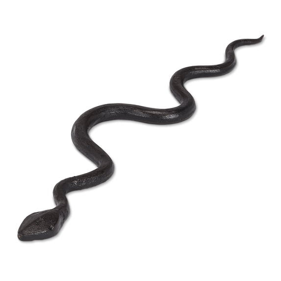 Abbott Collection 27-IRONAGE-389 Squirming Snake-Blk-14.5" L, 14.5 inches L, Black