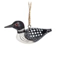 thumbnail image 1 of Abbott Collection 27-LODGE-0118 Loon Carved Ornament, Black, 1 of 1