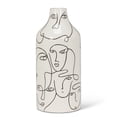 thumbnail image 1 of Abbott Collection 27-PABLO-296 Large Vase with Faces, White/Black, 1 of 1